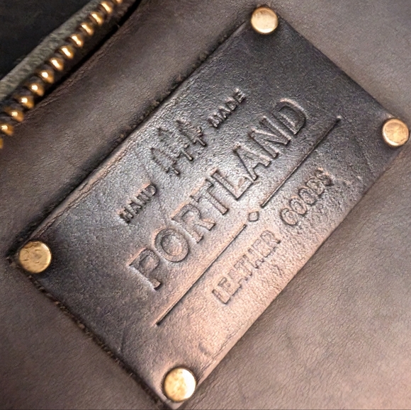 Portland Leather Goods Black Full Grain Small Tote - Picture 6 of 10